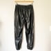 NWT Blank NYC Womens Size Small Black Faux Leather Night Crawling Joggers Pants