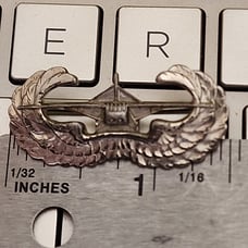 World War II sterling silver glider badge real thing very rare