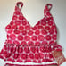 NWT Kortni Jeane Hot Pink Two Piece Full Coverage Bikini Tankini Sz Large