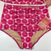 NWT Kortni Jeane Hot Pink Two Piece Full Coverage Bikini Tankini Sz Large