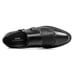 US8 CHAMARIPA height increase oxford 7cm/2.76 black Elevator double monk Shoes