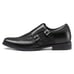 US8 CHAMARIPA height increase oxford 7cm/2.76 black Elevator double monk Shoes