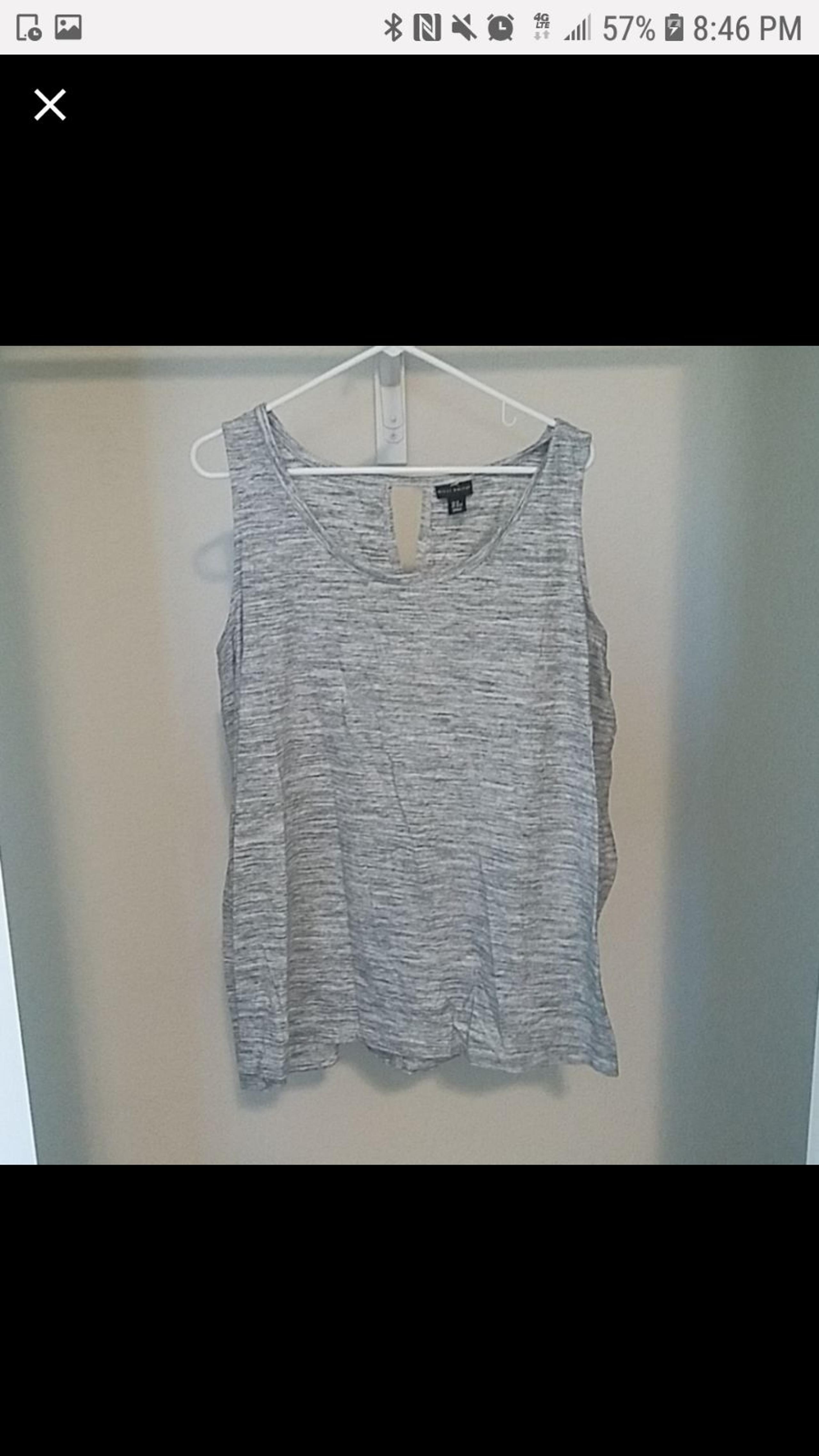Willi Smith gray tank top