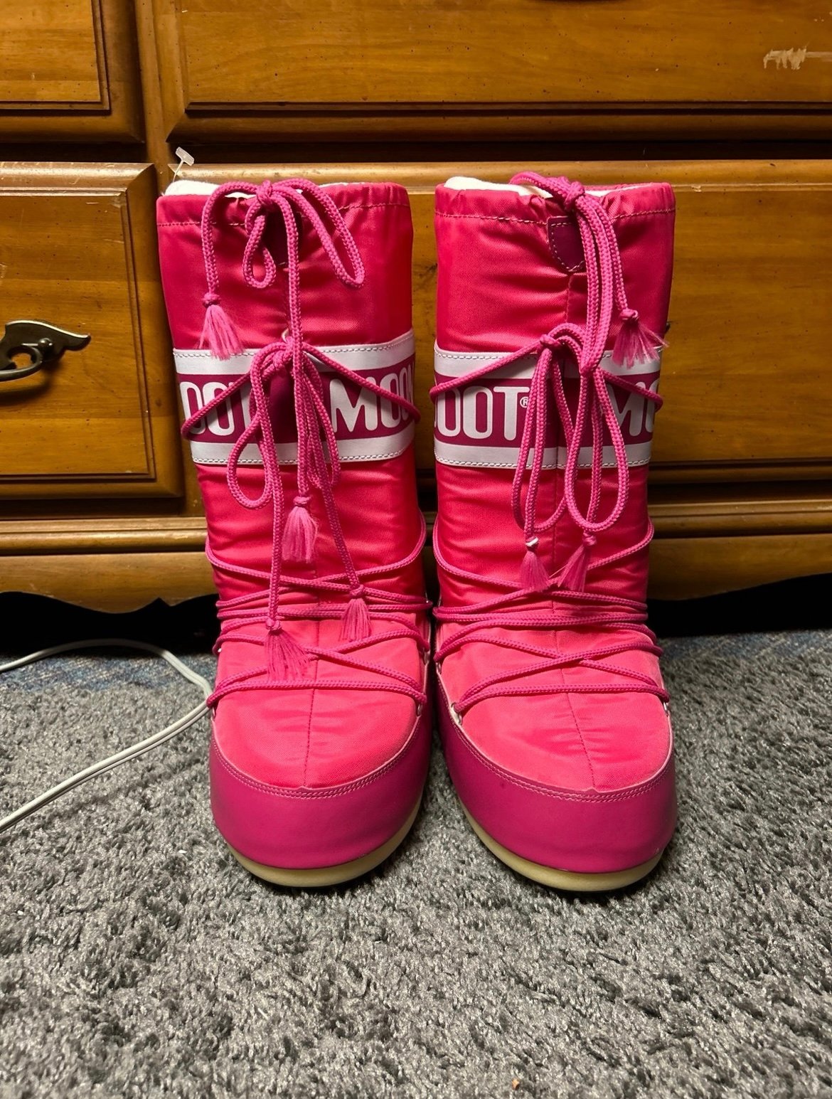pink moon boots