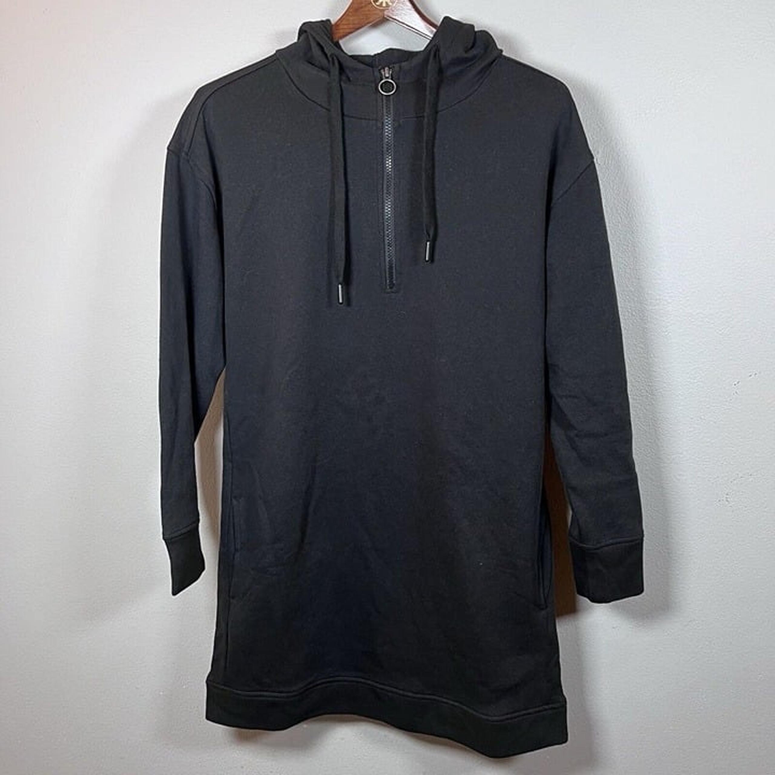 RBX Black Long Sleeve Hoodie Women’s Side Slash Pockets Size Medium