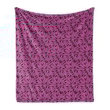 Makeup Themed Mascara Art Ambesonne Feminine Soft Flannel Fleece Throw Blanket P