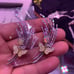 Brooch earrings