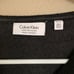 Men Calvin Klein V-Neck Black Sweater Wool Medium. Used Good Condition.