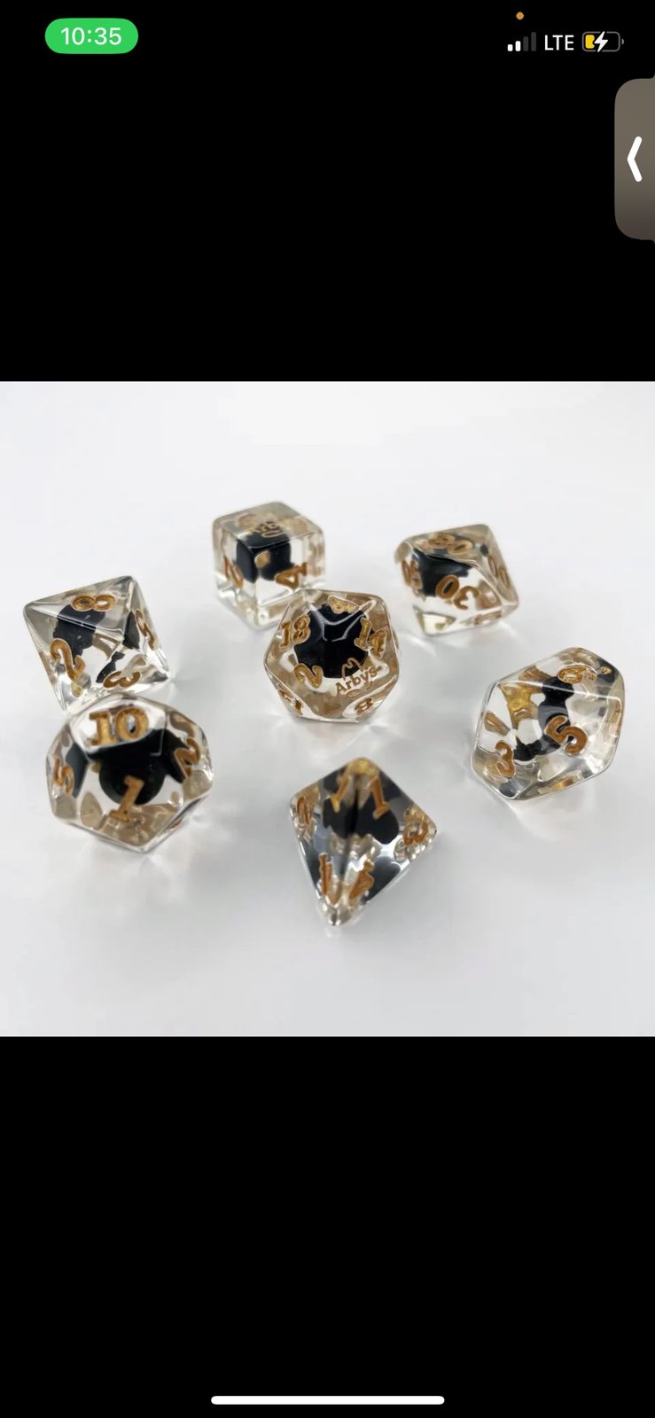 Arby’s Dice Set - DnD limited edition