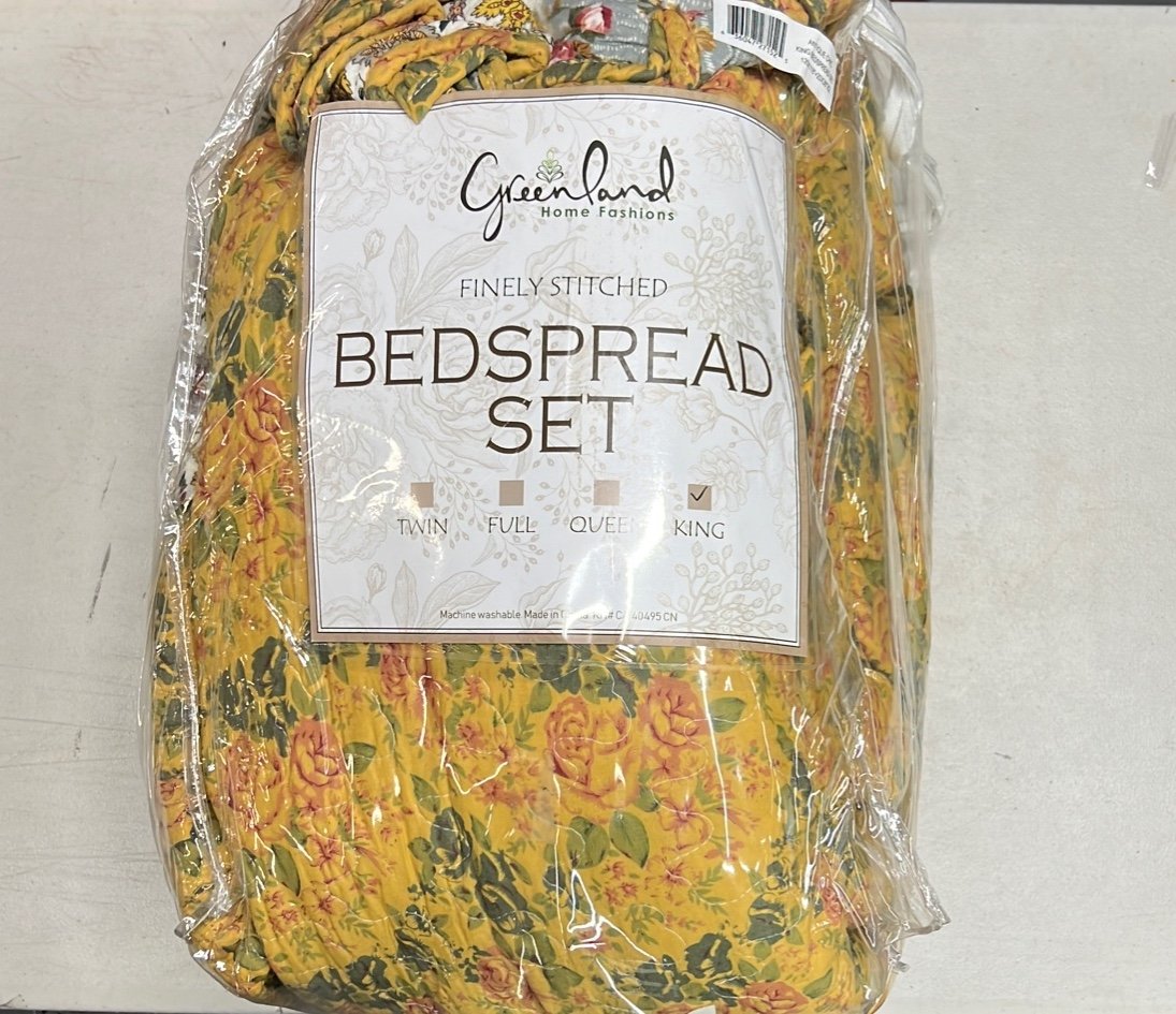 Greenland home fashions antique chic king bedspread set
