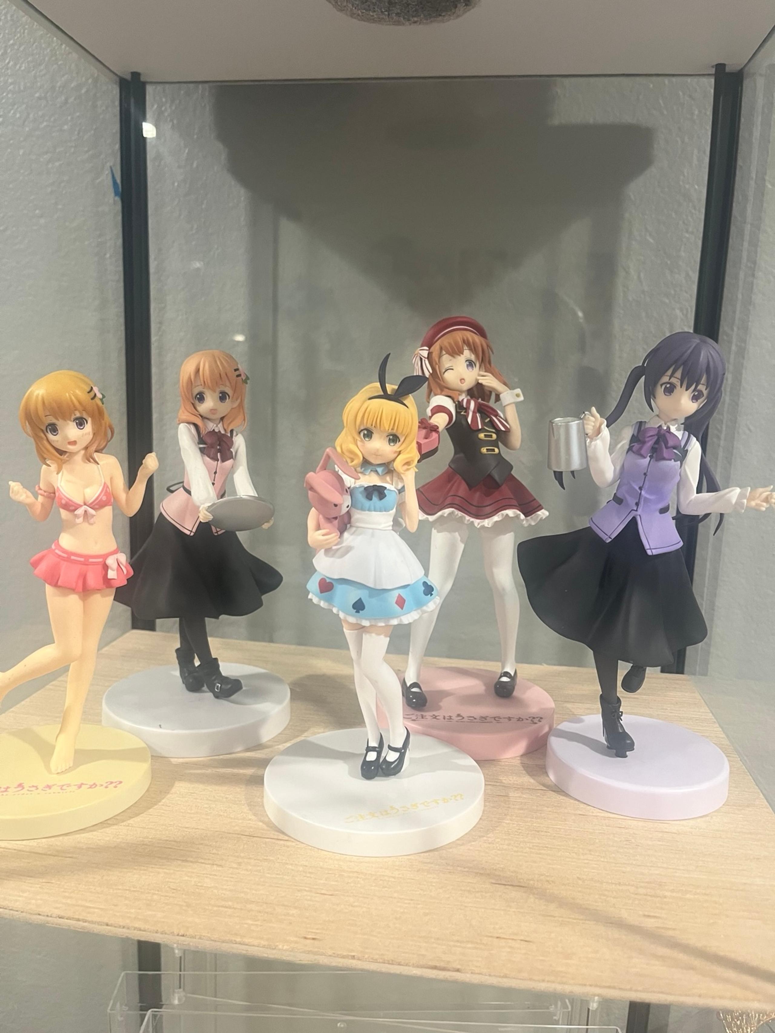 Is the Order a Rabbit? Riza Cocoa Syaro Prize figures Lot of 5 Prize