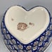 Bolesławiec Polish Pottery Heart Bowl