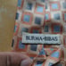 Burma bibas men's peach/orange and blue tie NWOT