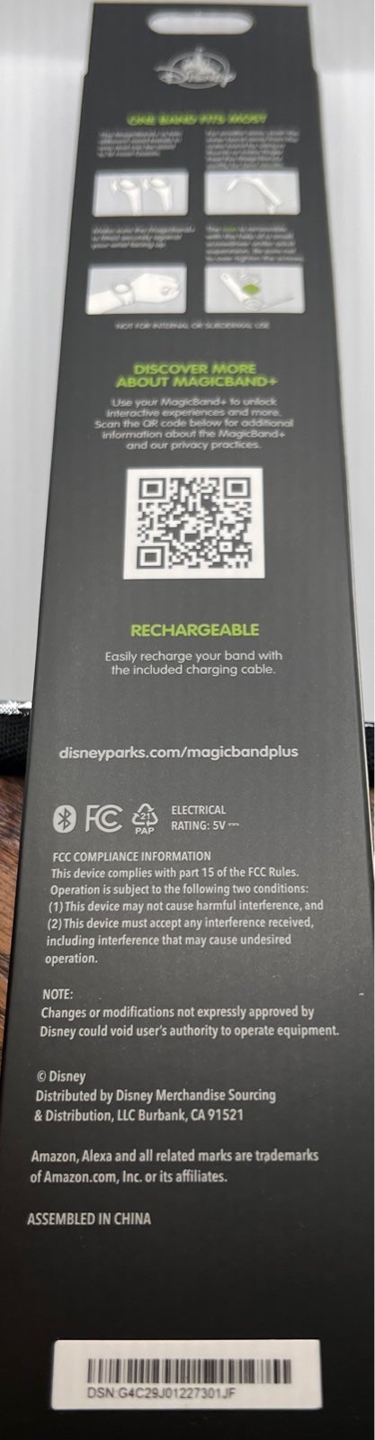NEW Disney Parks Magic Band Plus buy UNLINKED 2022 Alice In Wonderland Cheshire Cat