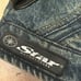 Yamaha star motorcycles denim and leather jacket