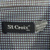 ST. CROIX Mens Italian Shirt Cotton 2XL Check Long Sleeve Italy