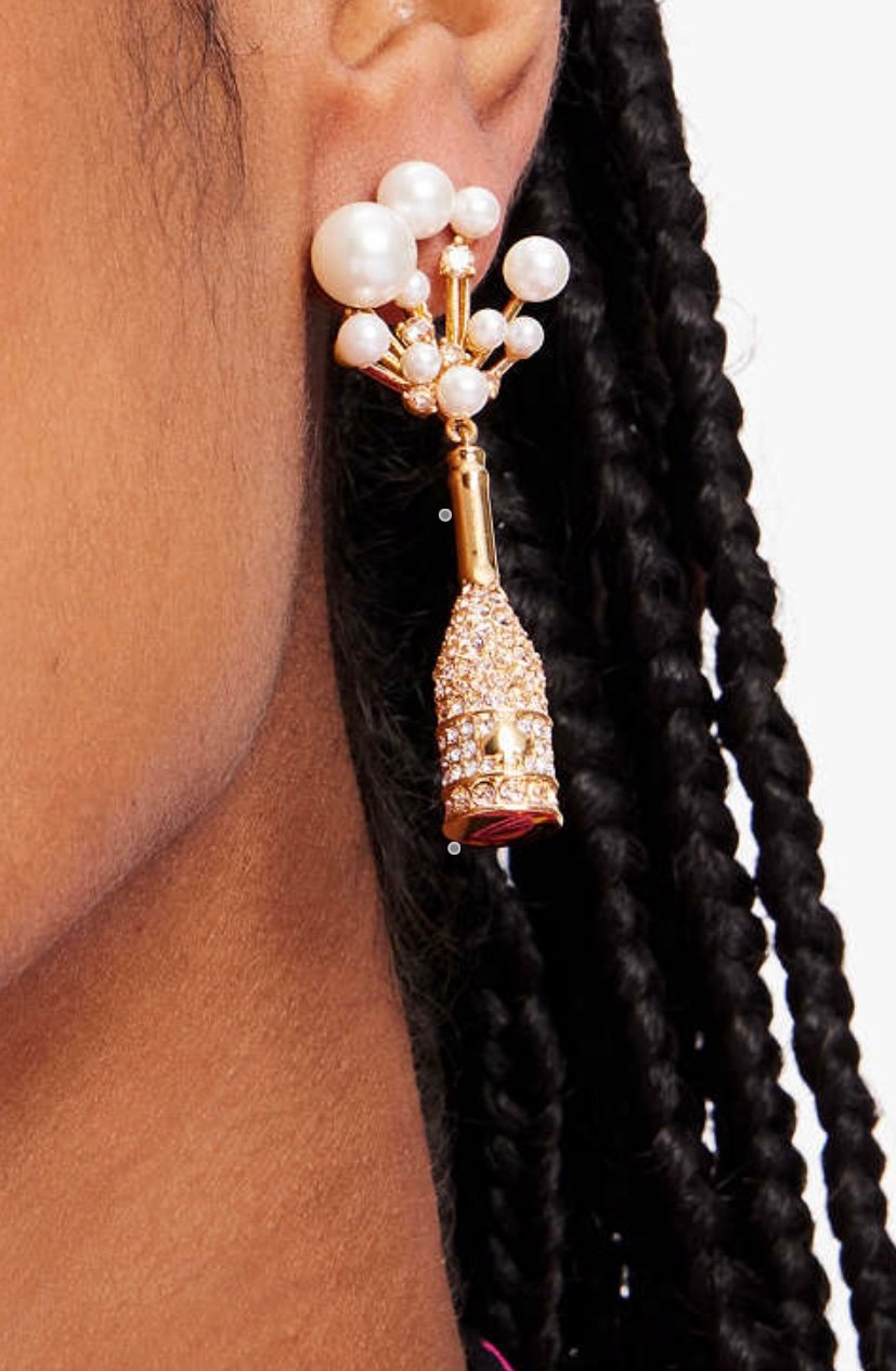 Kate Spade Cheers To That Drop Earrings NEW