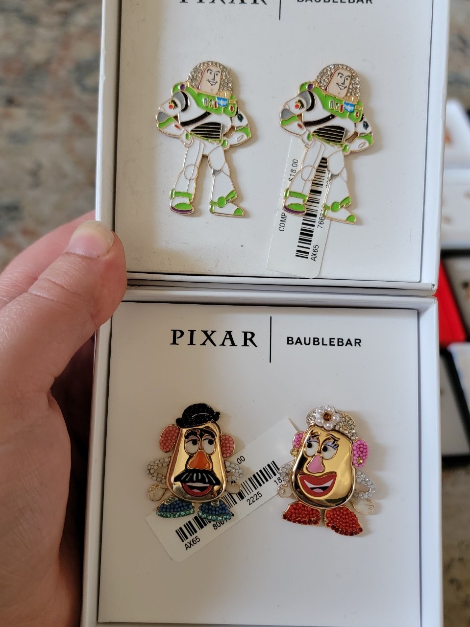 Brand new disney baublebar earrings