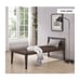 Ball & Cast Dark Brown Faux Leather Woven Daybed-Chaise Lounge-Bench 58 NWT