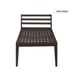Ball & Cast Dark Brown Faux Leather Woven Daybed-Chaise Lounge-Bench 58 NWT
