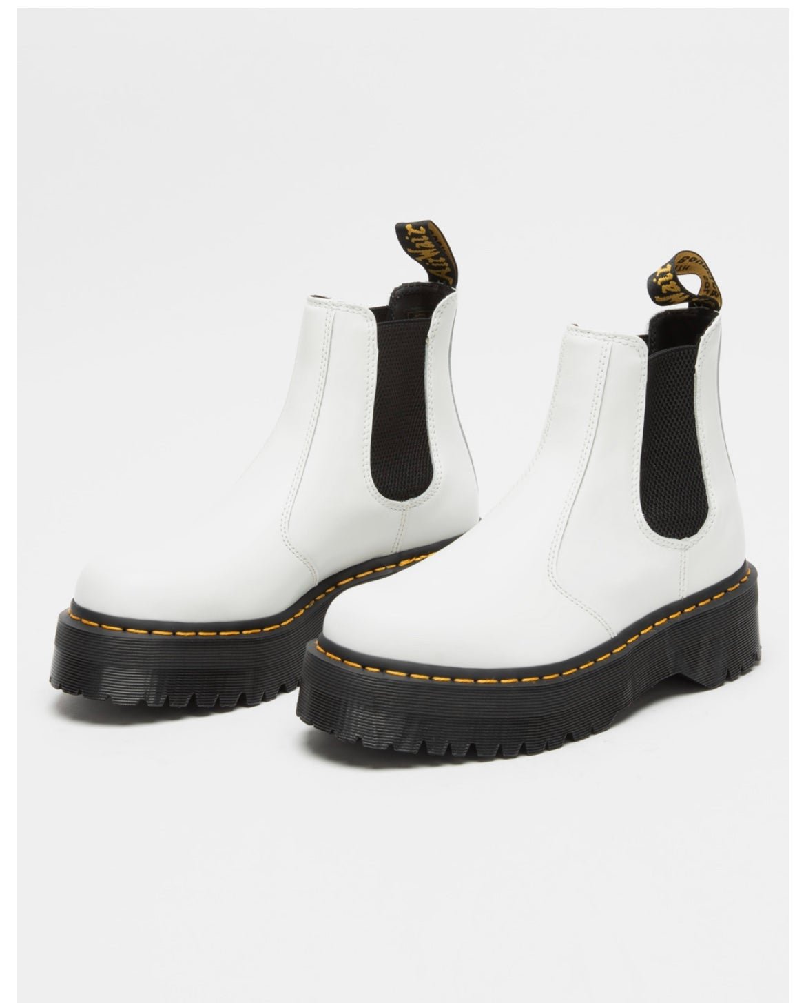 NIB Dr. Martens 2976 Quad Arcadia Leather Platform Chelsea Boots Women's US 7