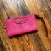Coach Fuchsia Ashley Wristlet Wallet