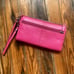 Coach Fuchsia Ashley Wristlet Wallet