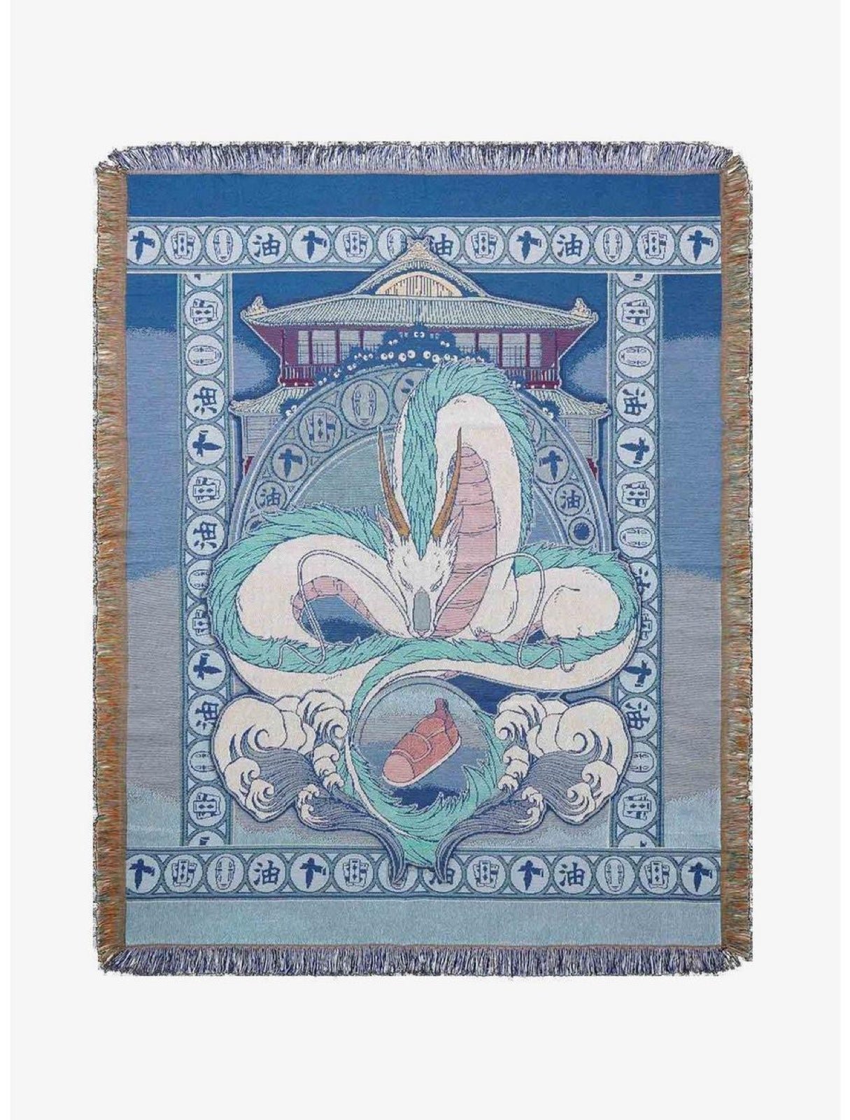 Spirited Away Haku Tapestry Throw