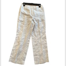 Brooks Brothers women’s 100% linen pant size 6 oatmeal color