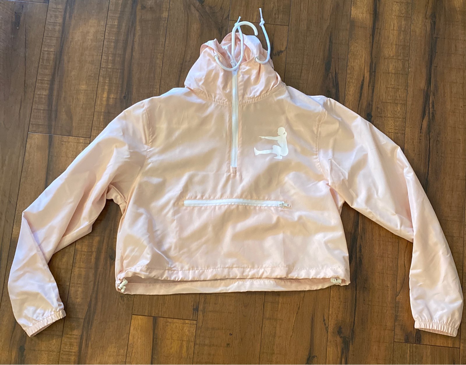 Suzie B Fitness half zip windbreaker