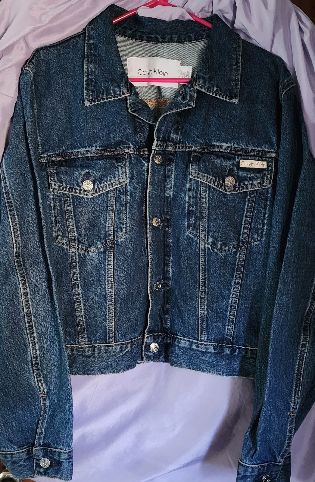 CALVIN KLEIN WOMENS JEAN JACKET