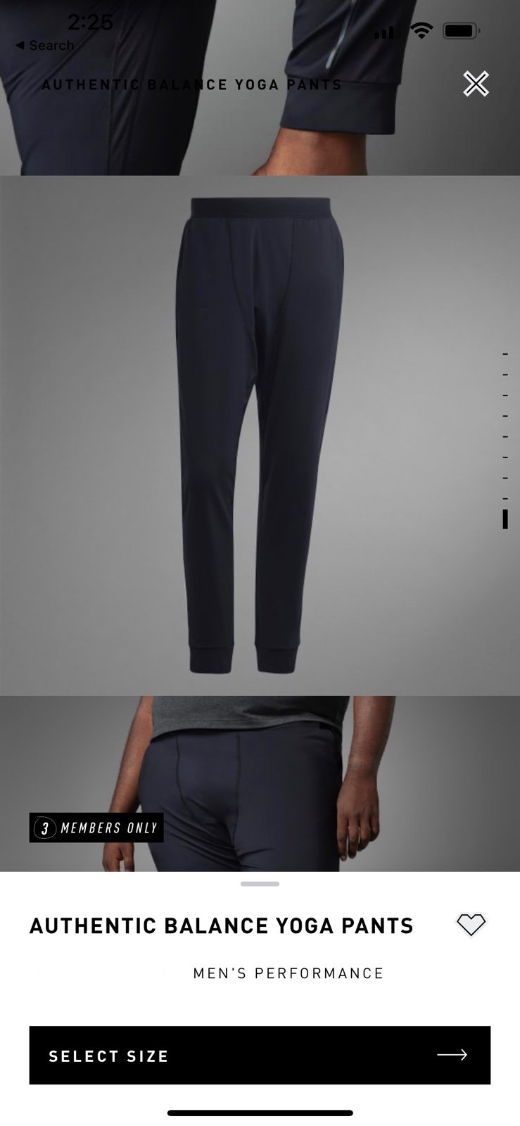 Adidas balance yoga pants