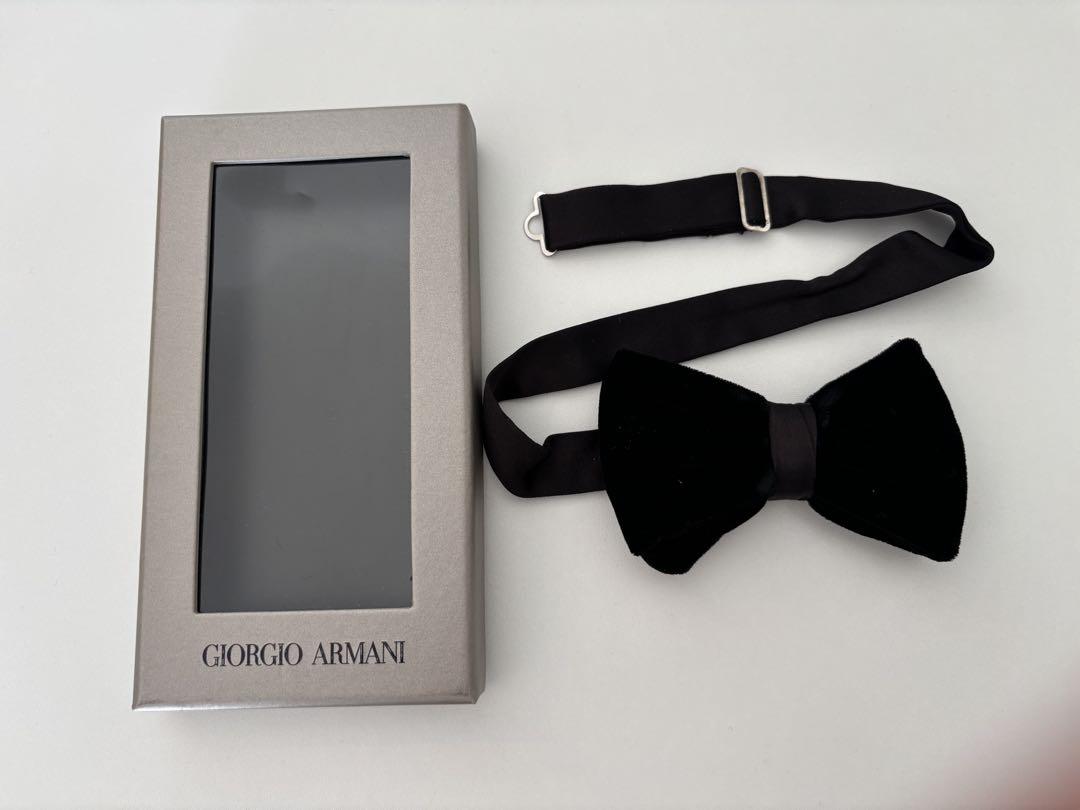 Giorgio Armani Black Bow Tie