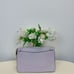 Kate Spade Leila Small Flap Pebbled Leather Crossbody Lilac Moon K8284
