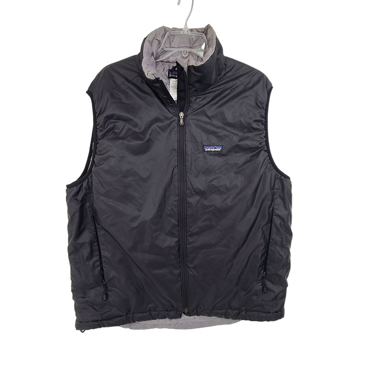 Patagonia Women's Sleeveless Reversible Puffer Vest Black Size L