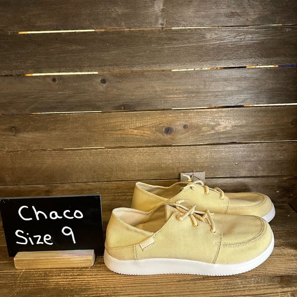 New Womens Chaco Chillos Slip On Yellow Casual Comfort Shoes Sneakers Size 9 M