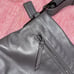Coach Hobo Bag Grey Leather Studded Applique Duffel Silver Graphite