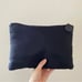 Brand New Chanel Black Puffy Padded Makeup Pouch/Clutch/iPAD Case (large size)