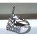 Size 8, 925 STERLING SILVER Unique Swirls High Polished Ring