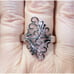 Size 8, 925 STERLING SILVER Unique Swirls High Polished Ring