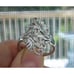 Size 8, 925 STERLING SILVER Unique Swirls High Polished Ring