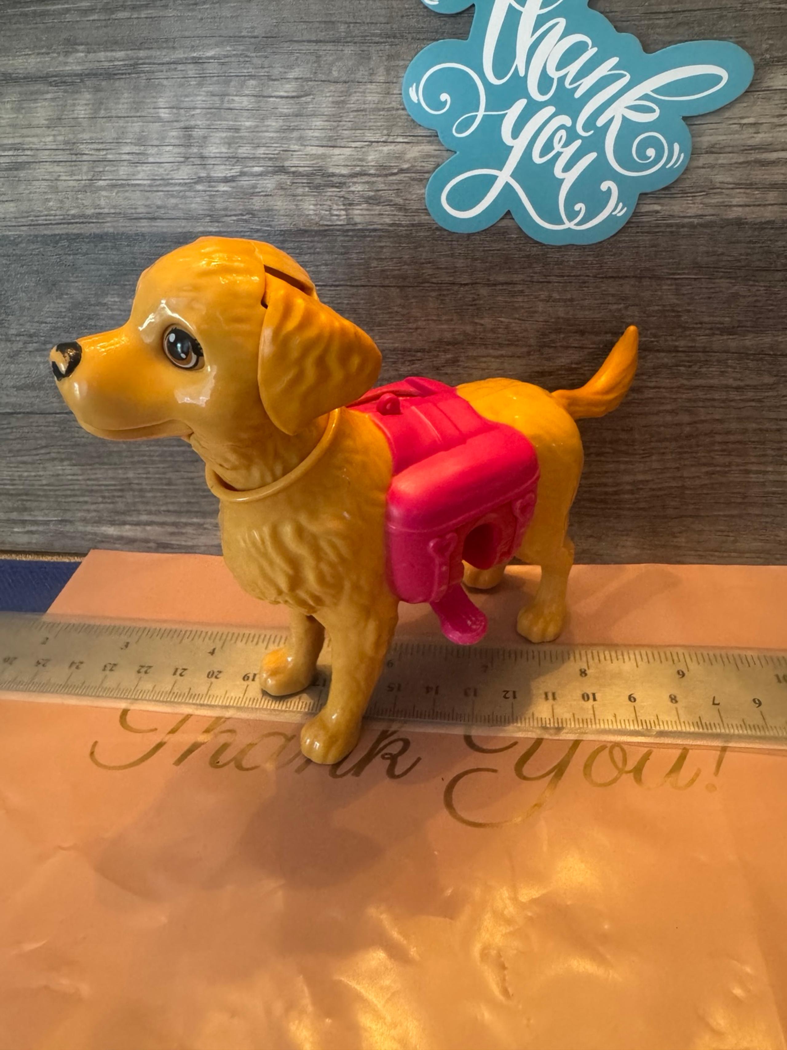 Mattel Barbie training, taffy dog