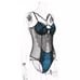 Blue Lace See Through Teddy Bodysuit