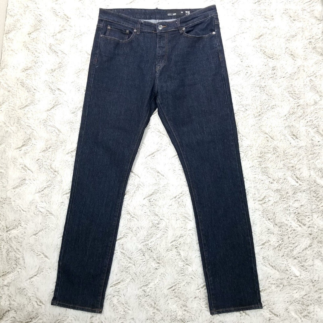 Nomad Jeans Mens 36×32 Blue Slim Fit Dark Wash Denim