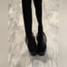 NEW Stuart Weitzman black leather Reserve block heel 5050 boots