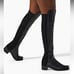 NEW Stuart Weitzman black leather Reserve block heel 5050 boots