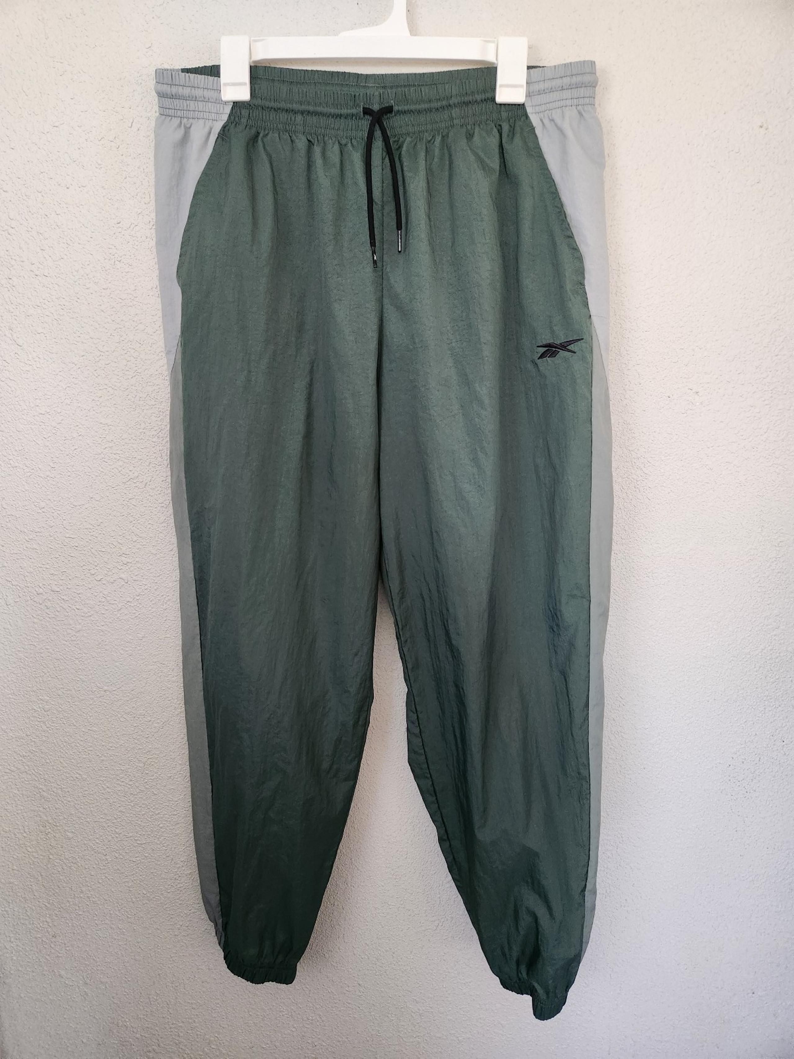 Reebok Green Drawstring Activewear Track Pants Windbreaker Womens Plus 1X/16W