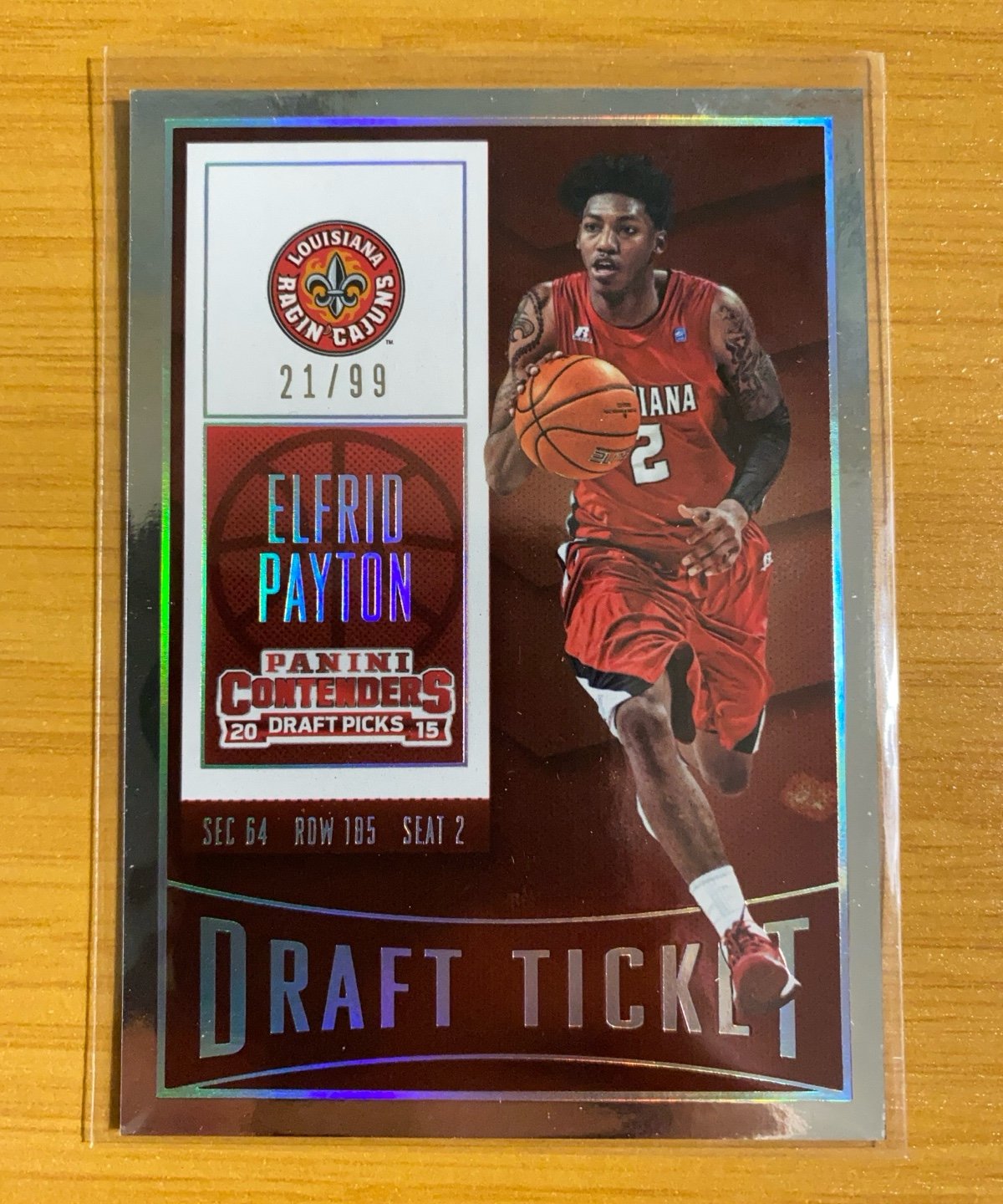 2015 Elfrid Payton Contenders Draft Ticket #21/99