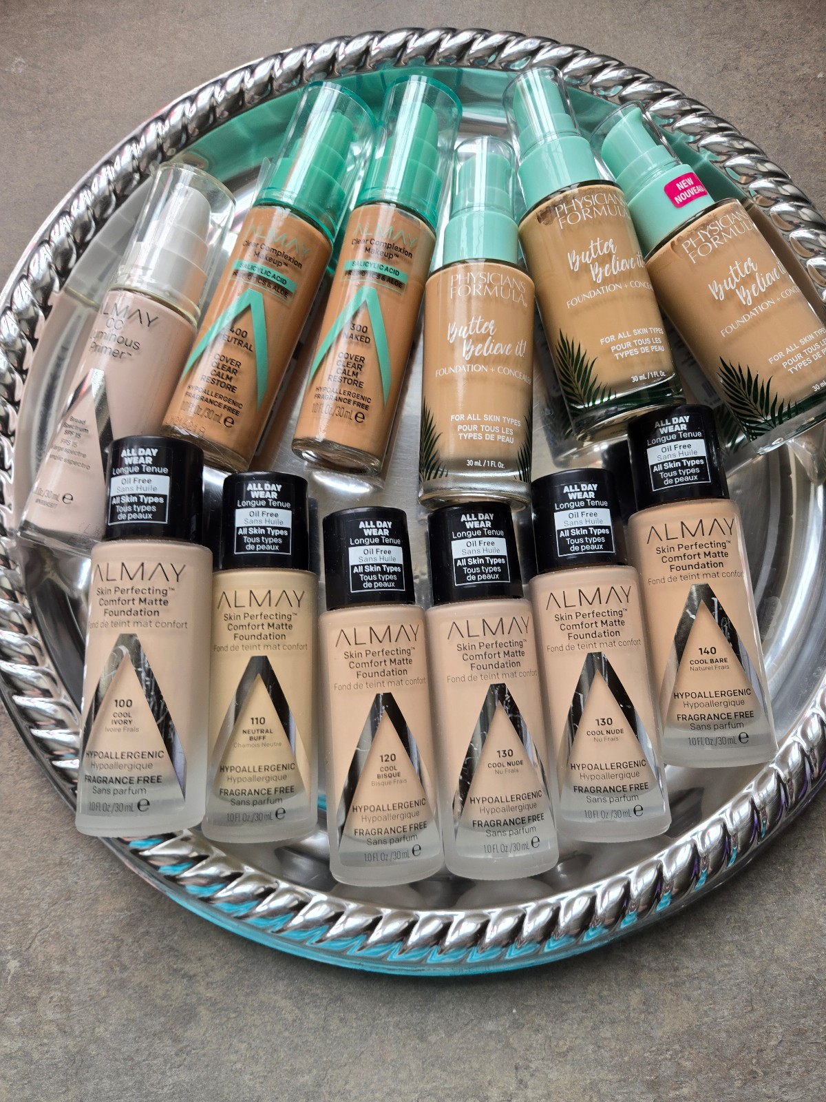 12 piece Almay and Physicians Formula foundation and concealer Resale Brand New