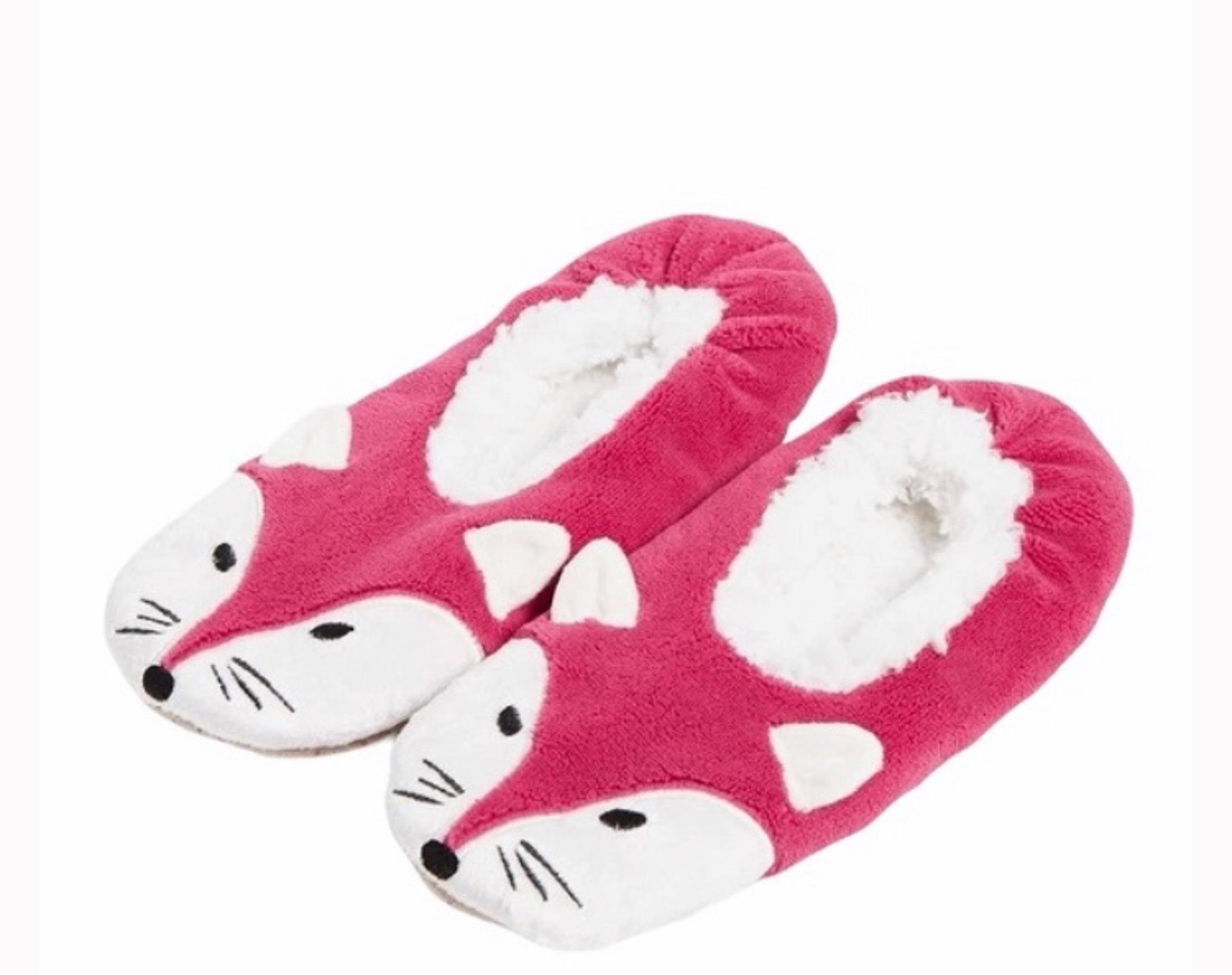 Vera Bradley fox slippers